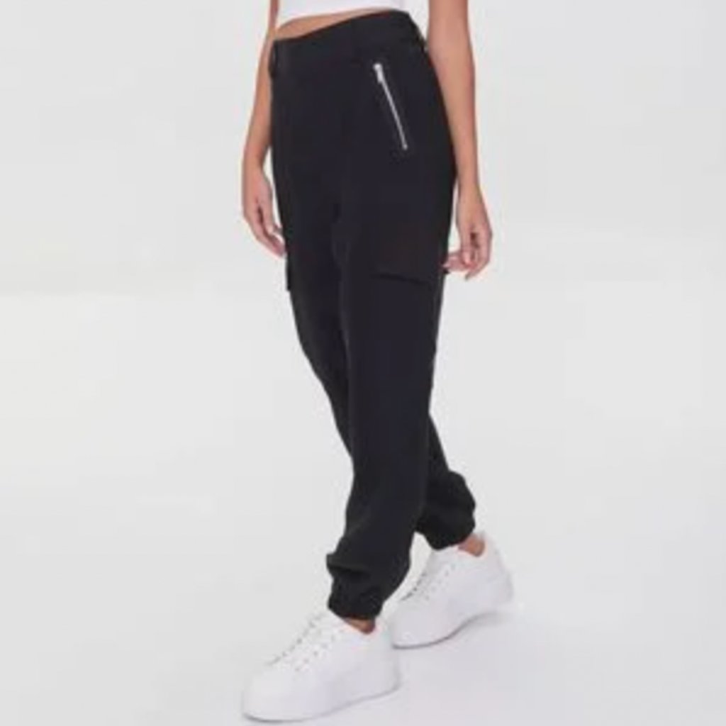Forever 21 Bungee Cord Jogger Pants M